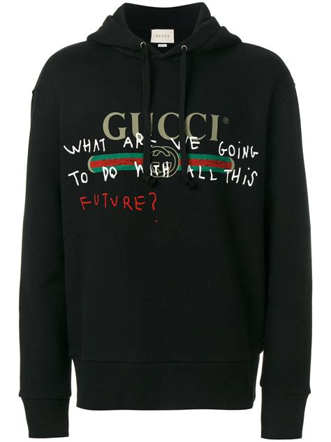 fake gucci sweatshirt black|gucci coco capitan sweatshirt.